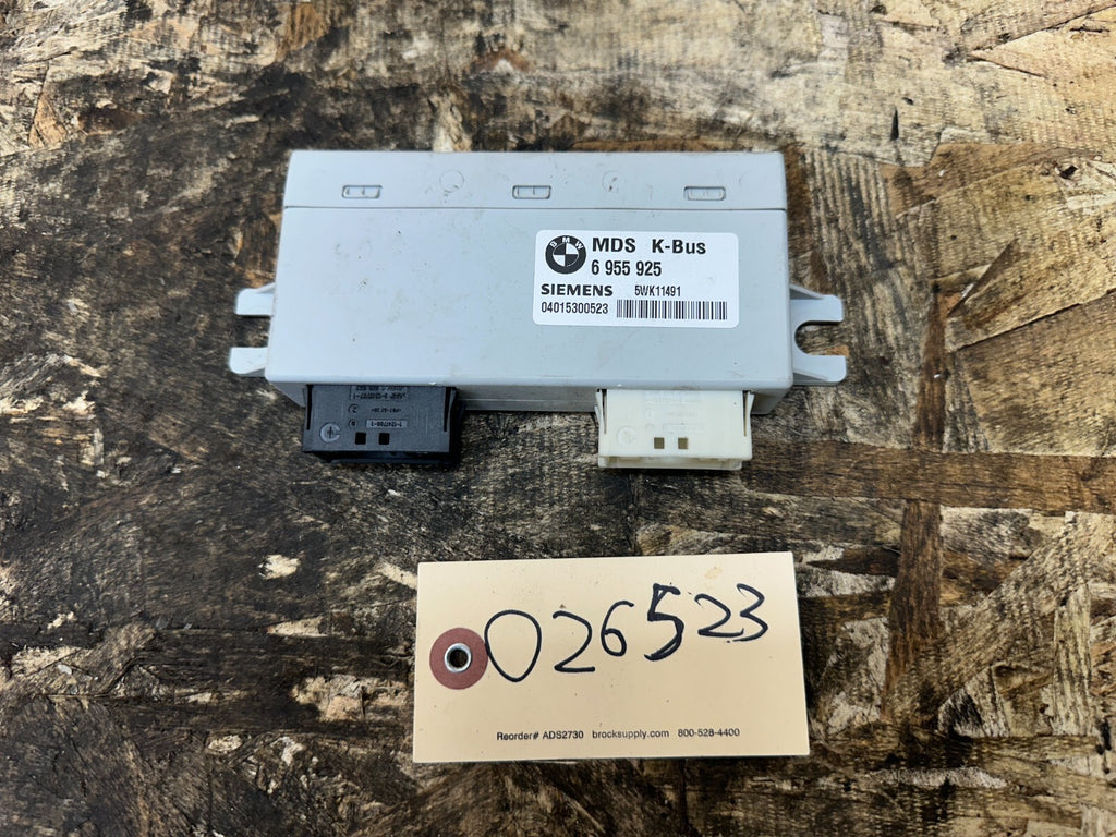 BMW 2003-2010 E83/E53 X3/X5 PANORAMIC SUNROOF CONTROL MODULE OEM 6955925