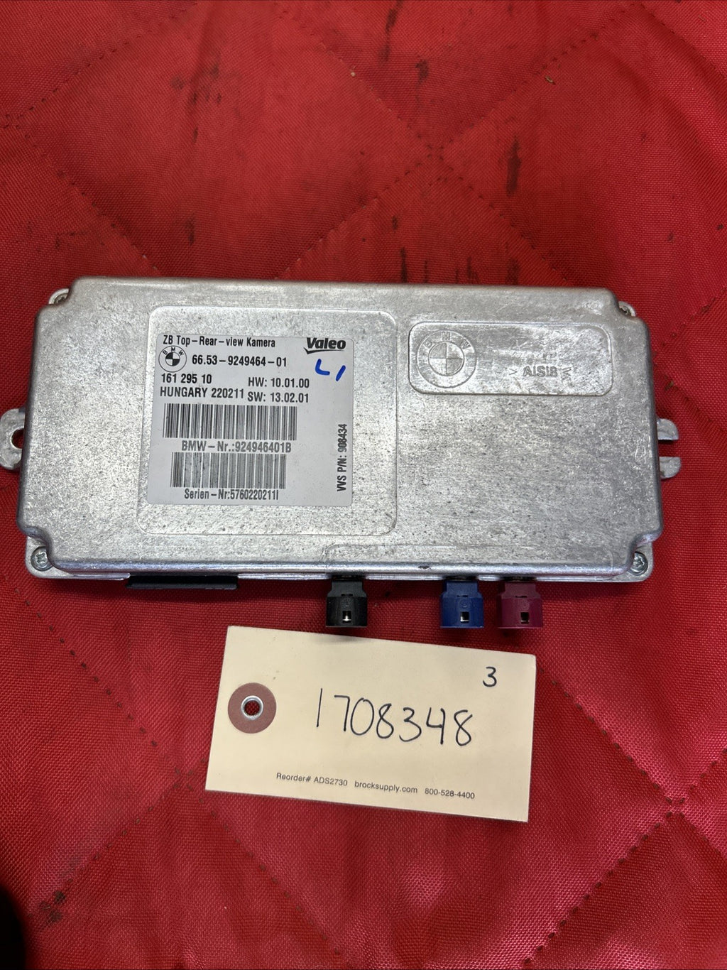 11-16 BMW X3 PARKING BACKUP REVERSE DISTANCE CONTROL 66539249464/ 9249464