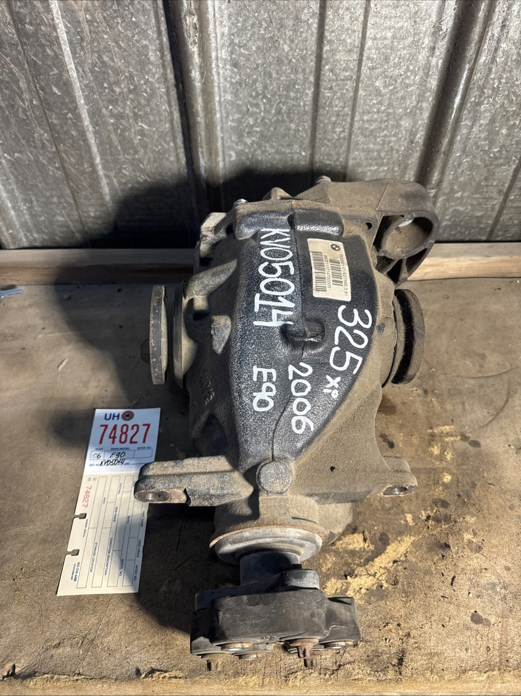 BMW REAR DIFFERENTIAL E90 SERIES 325XI AUTO FINAL DRIVE 3.91 7532921