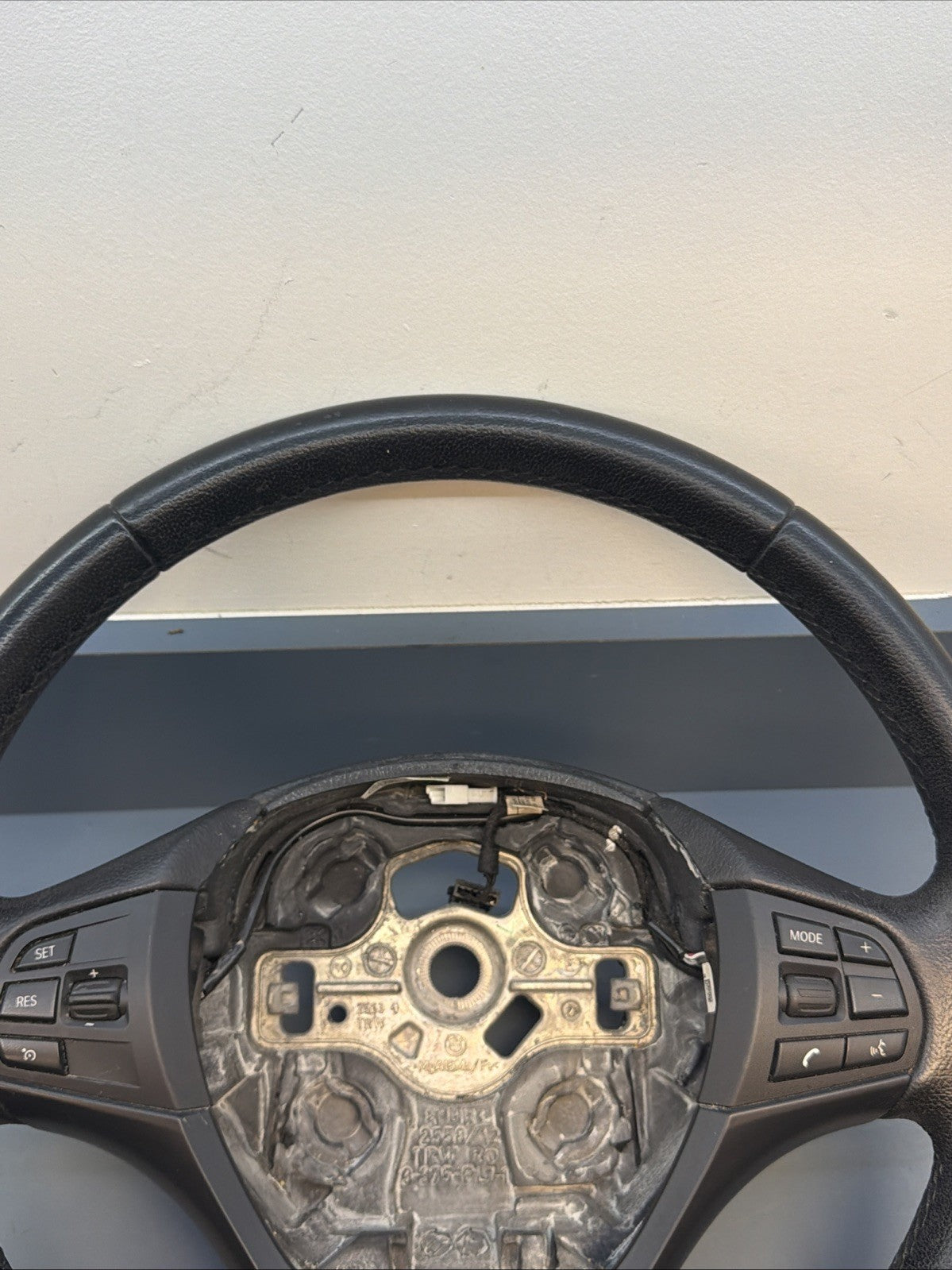 2012-2016 BMW 3 SERIES F30 STEERING WHEEL LEATHER STEERING WHEEL OEM 6255818