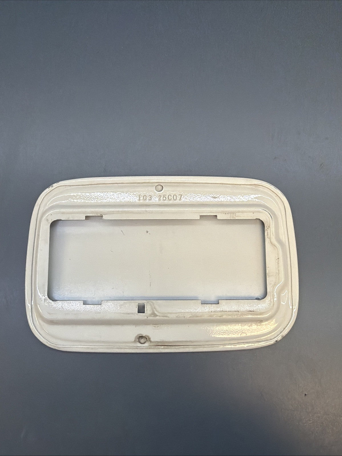 2007 OEM BMW X3 E83 Rear Fuel Gas Tank Flap Lid Cover White 51177055877
