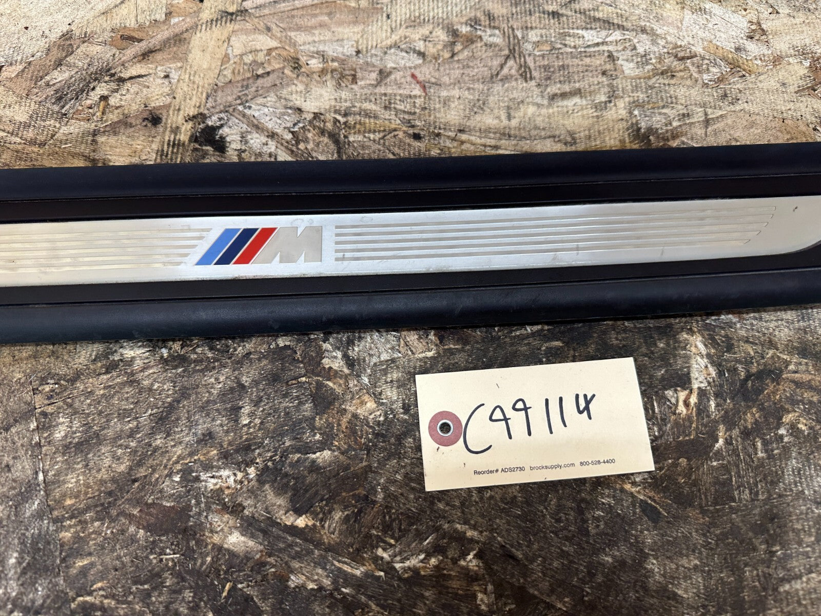 BMW 2006-2013 E92 INTERIOR LEFT+RIGHT DOOR SILL COVER M EDITION OEM 7900807/8