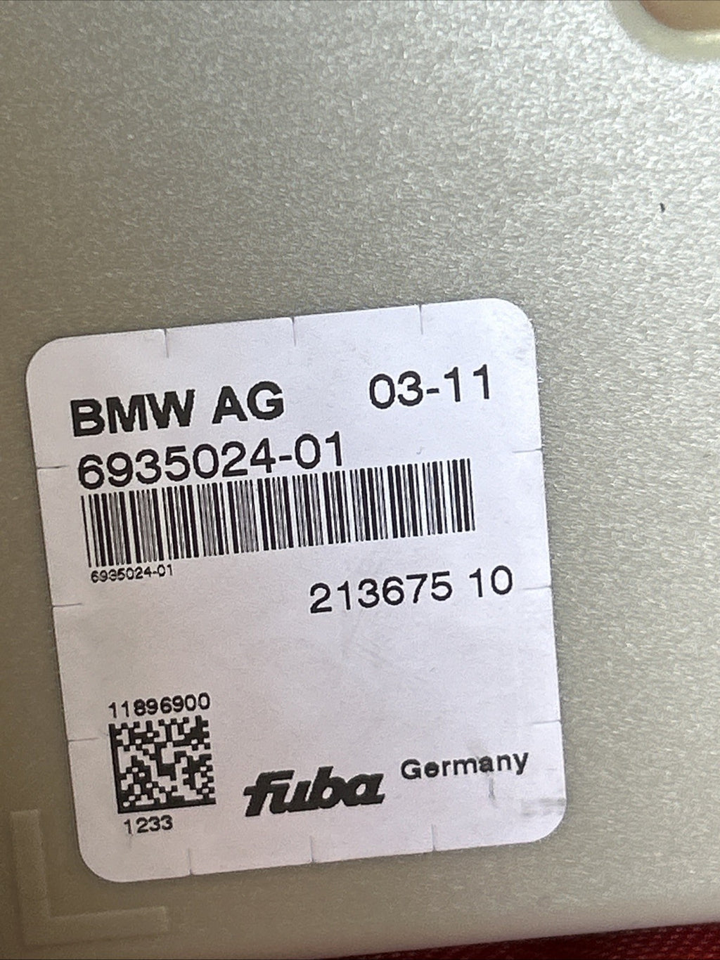 06-11 BMW E88 E90 328I 128I M3 3-Series OEM Antenna Control Module 6935024