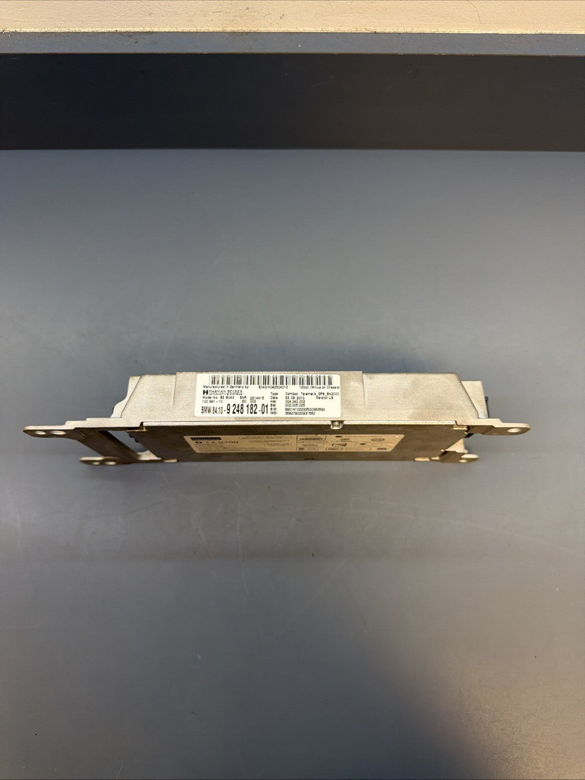 07-14 BMW E89 E90 E92 E70 E71 E82 COMBOX TELEMATIC GPS CONTROL MODULE 9248182