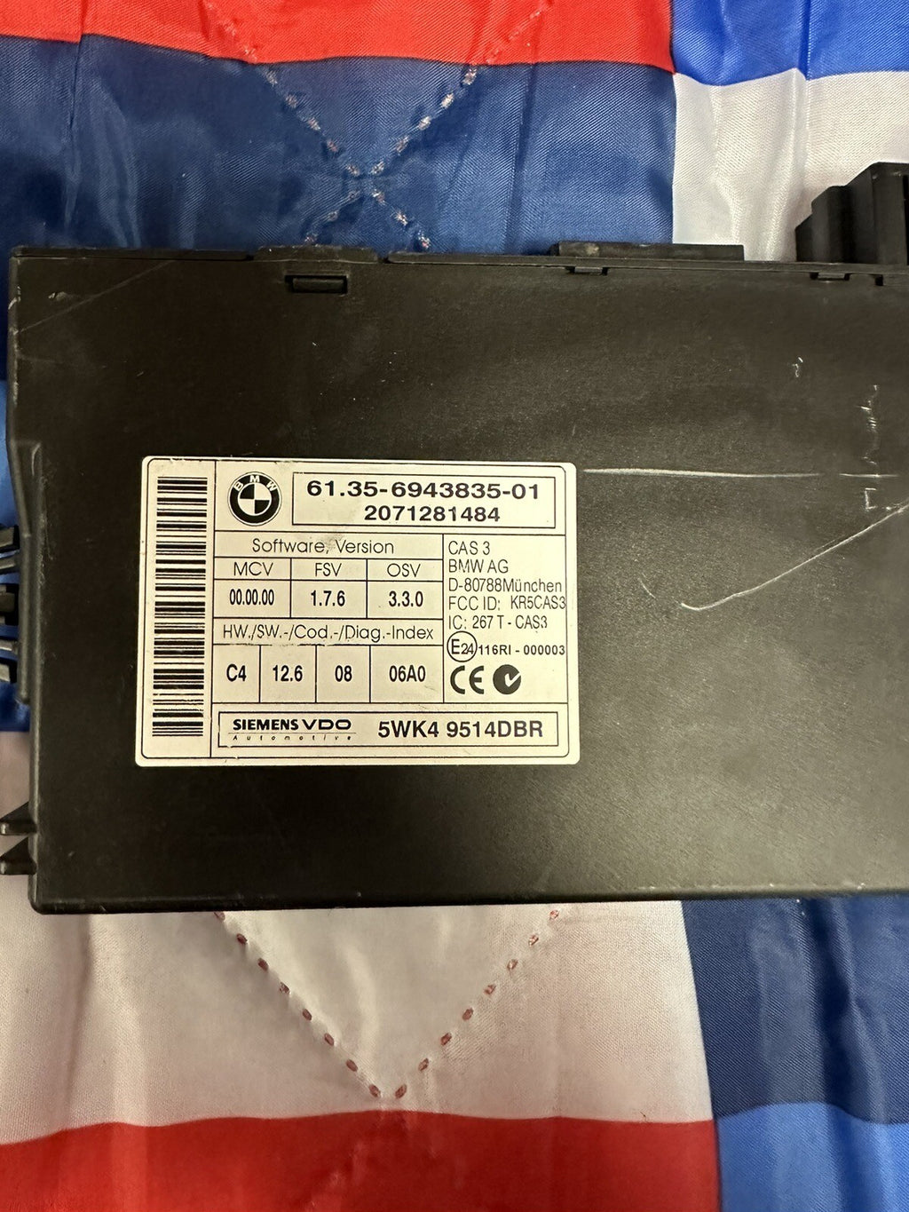 OEM BMW E92 335 DME ECU CAS ENGINE N54 CONTROL UNIT COMPUTER KEY SET MSD81
