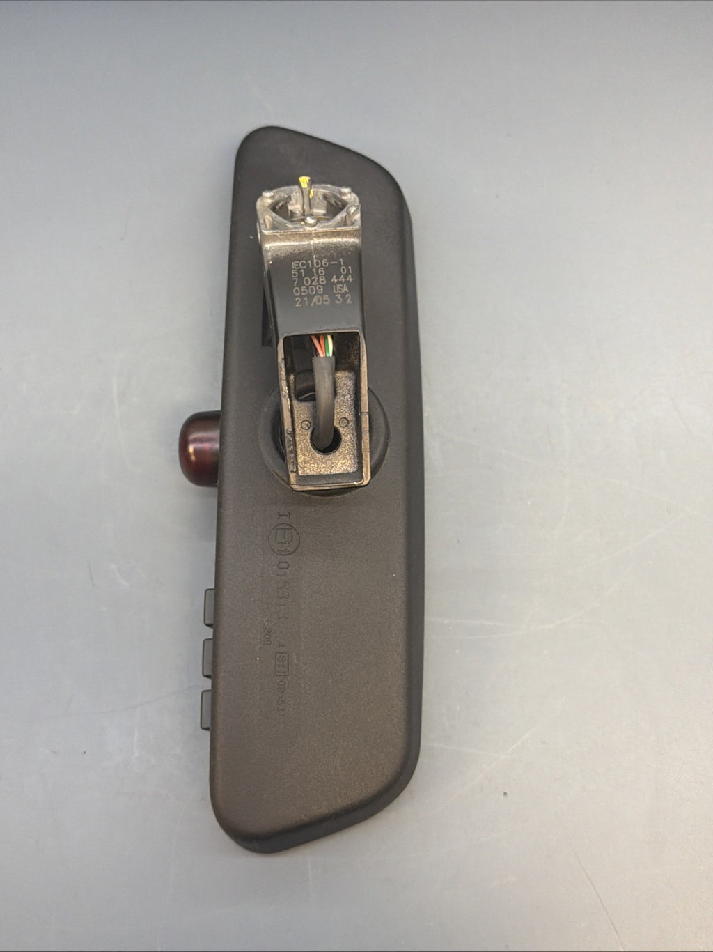 2004–2010 BMW E60 E61 E65 E66 AUTO‑DIM REAR VIEW MIRROR HOMELINK OEM 7028444