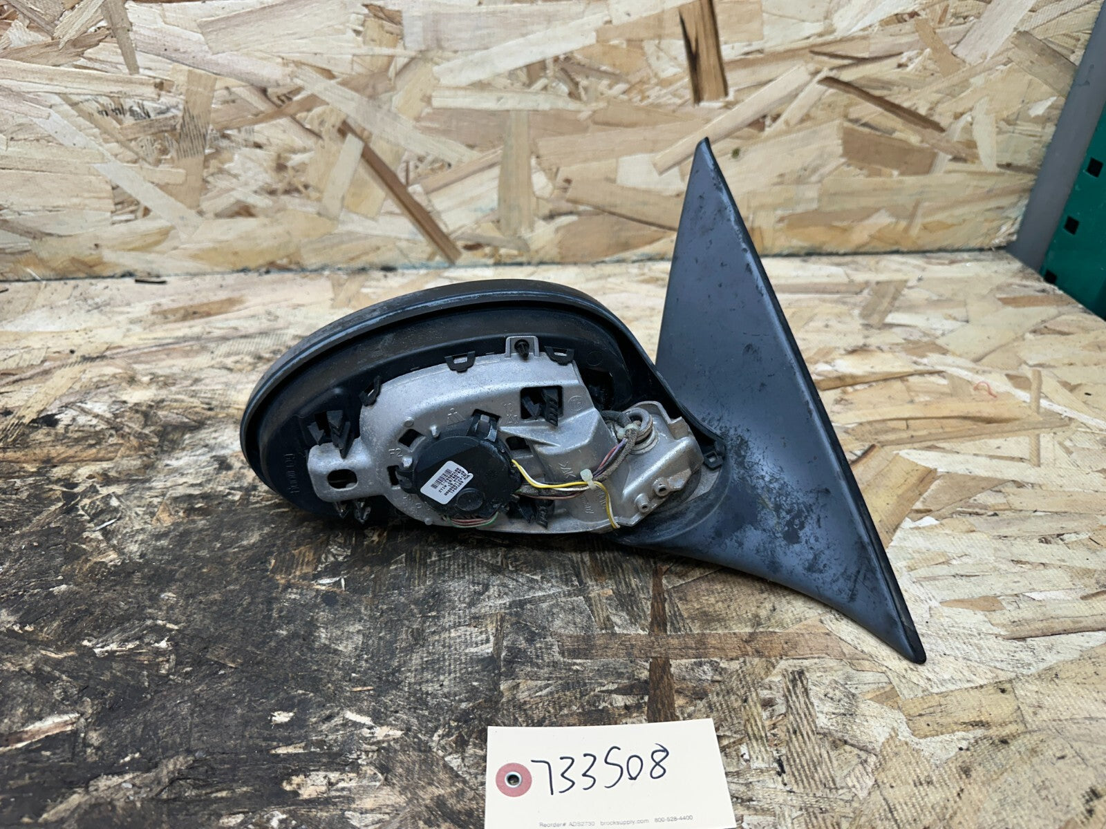 BMW 07-10 E92 E93 3 SERIES FRONT RIGHT PASSENGER DOOR MIRROR BLACK OEM 7119212