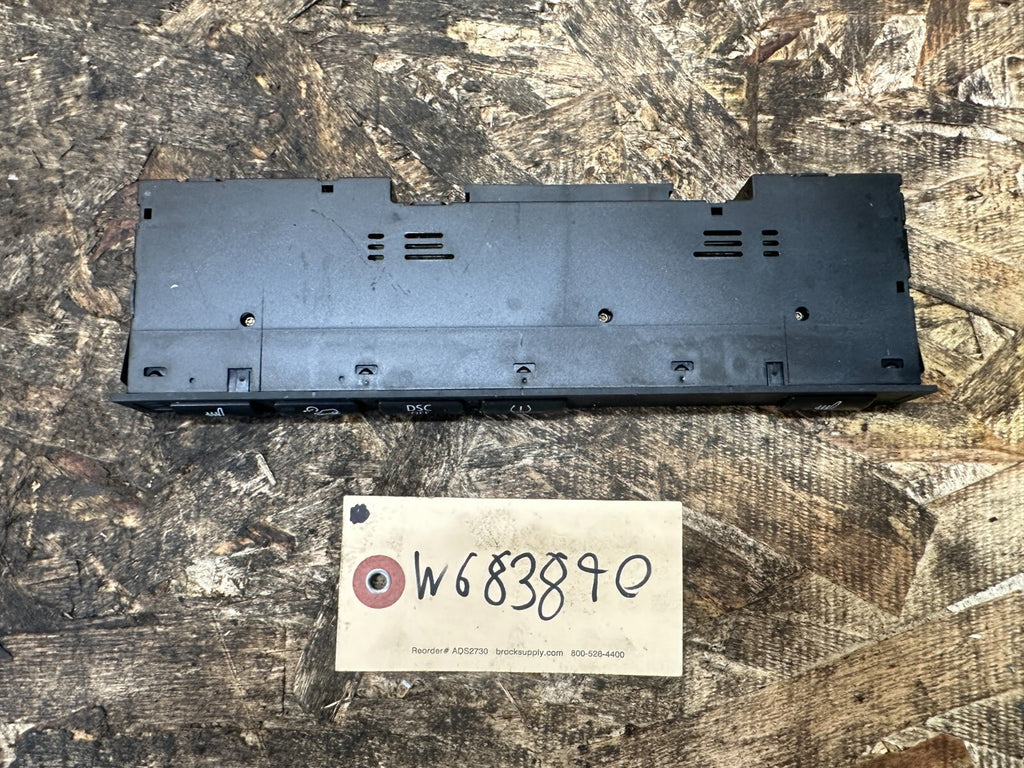 BMW 03-10 E83 X3 CENTER CONSOLE HEATED SEATS HILL DESCENT PANEL 3435203/3435201