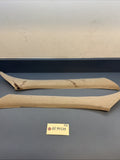 89-95 Bmw E34 5 Series Windshield A Pillar Column Trim Set Gray 8148643 8148644