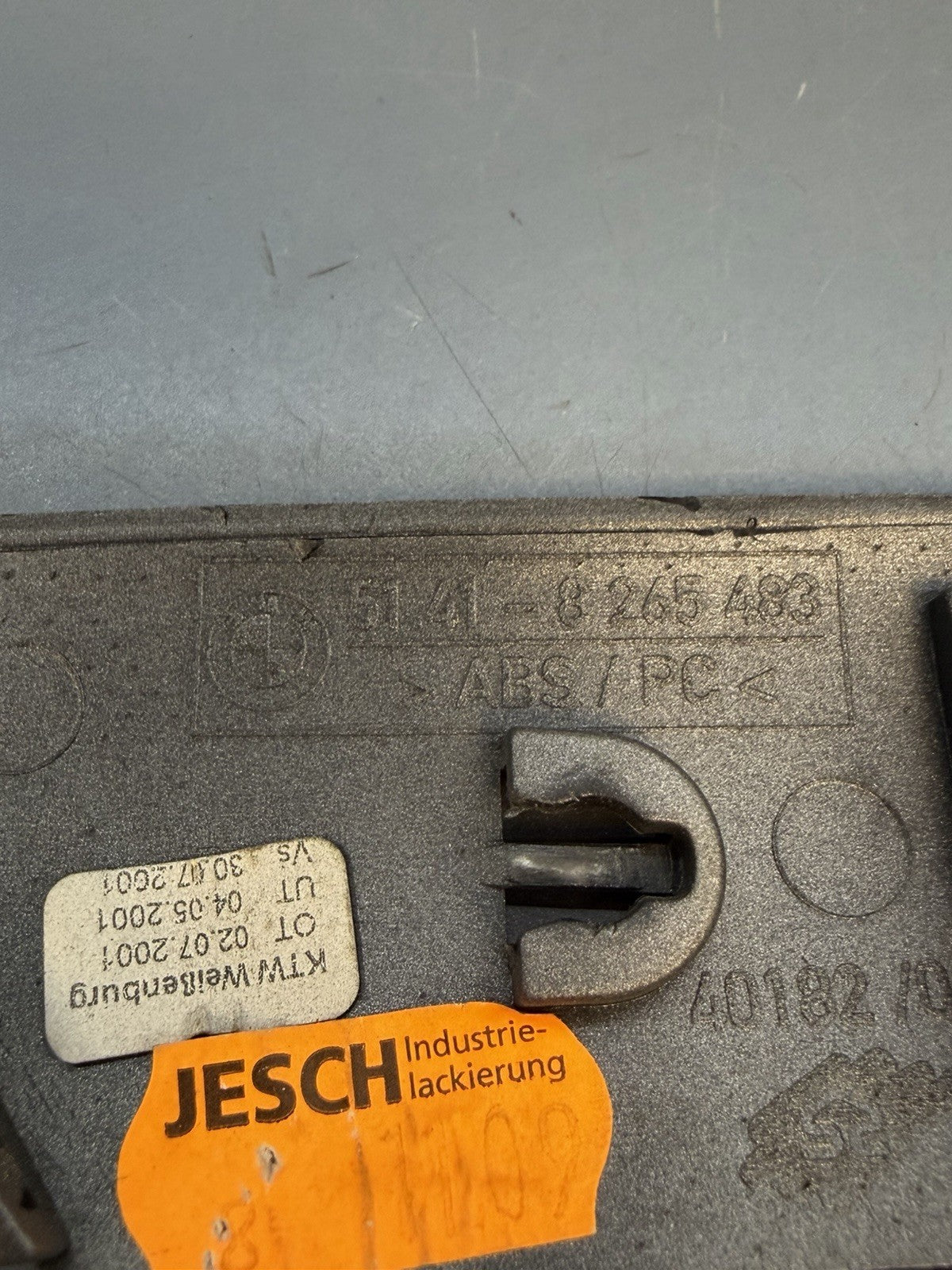 2000-2006 BMW X5 Interior Door Panel Trim Silver Driver Side Front Left 8265483