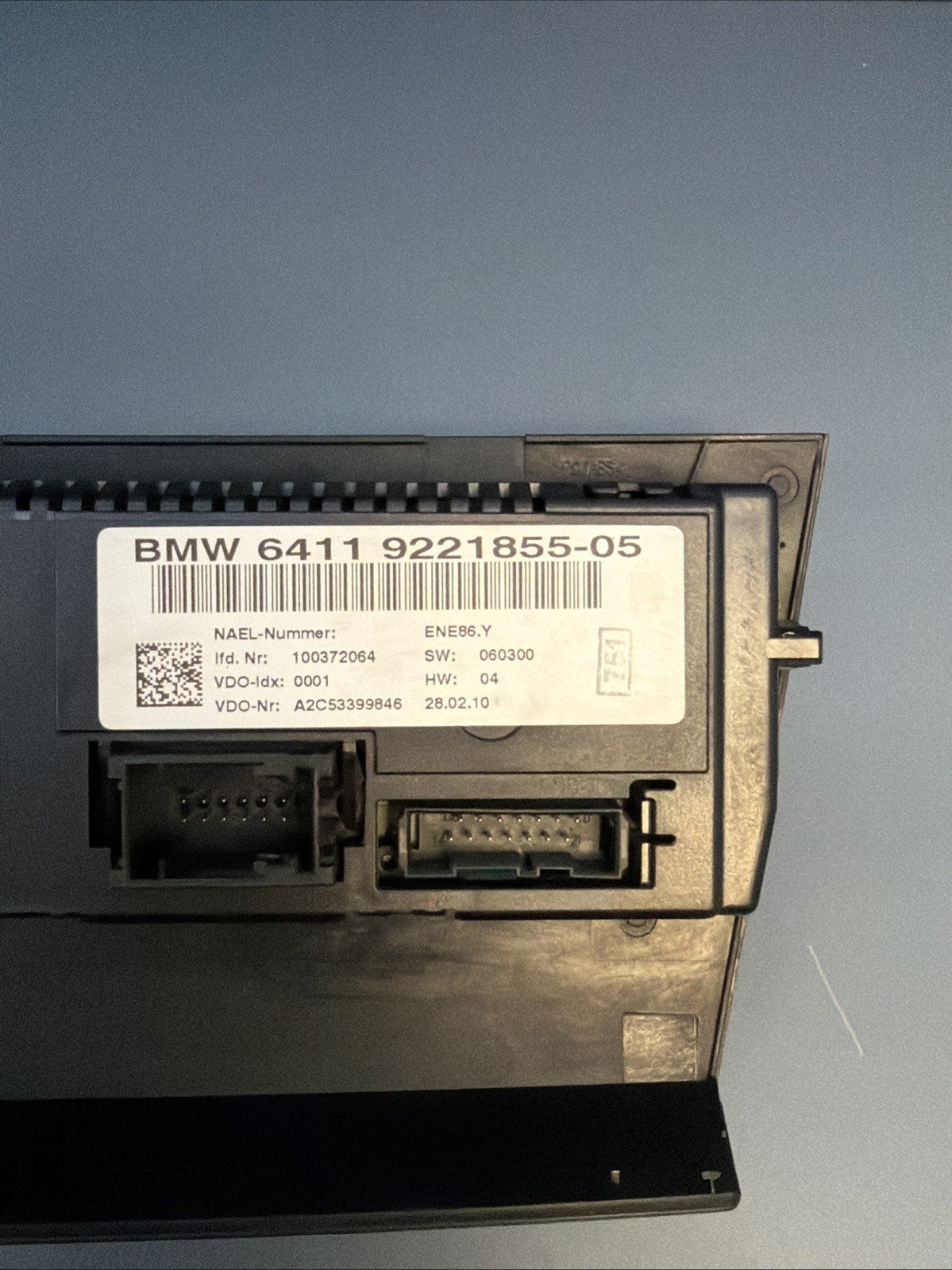 07-13 BMW E90 E92 128i 335i 328i AC A/C Heater Climate Control Switch 9221855