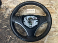 BMW 2006-2013 E9X 3 SERIES BLACK LEATHER STEERING WHEEL OEM 3051626