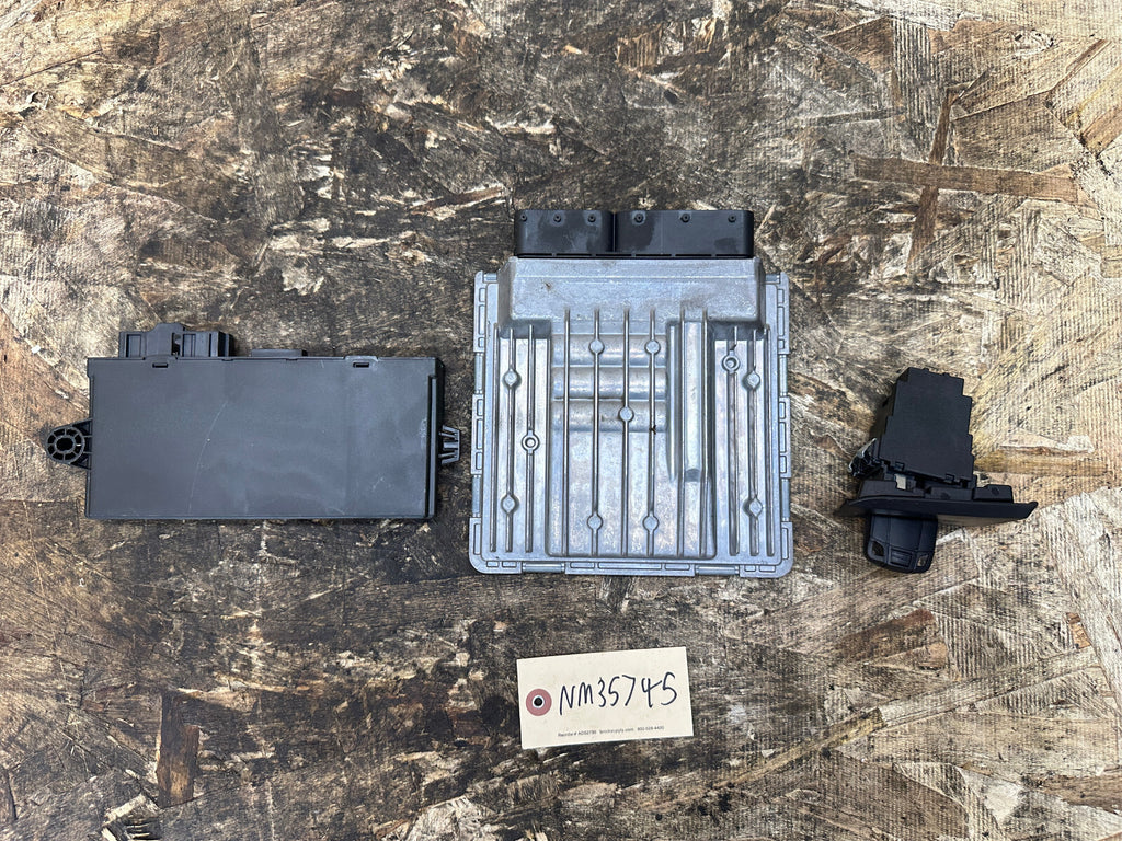BMW 05-13 N52N N51 ENGINE ECU(DME)+CAS(IMMOBILIZER)+KEY  SET 7602216 MSV80