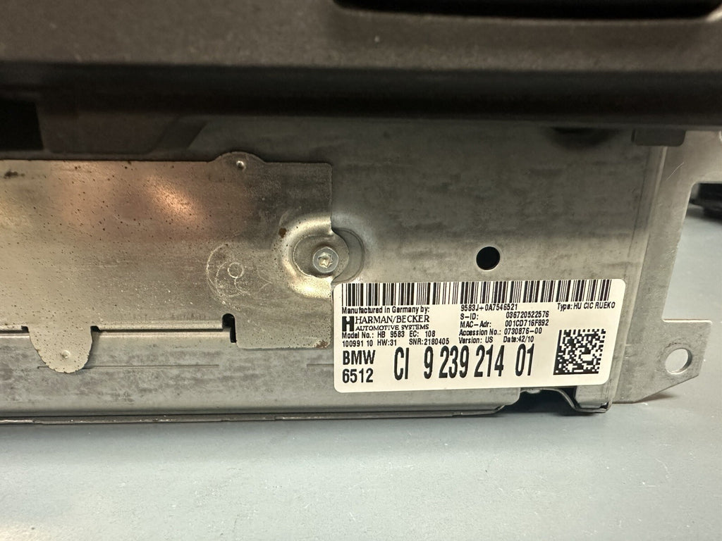 2008-2013 BMW E90 E92 328 330 335 M3 CIC Harman Becker Navigation Radio Player