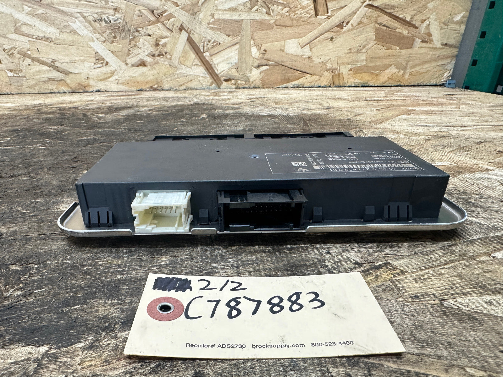 BMW 10-16 F10 5 SERIES FOOTWELL BODY LIGHT CONTROL MODULE LCM OEM 9273629