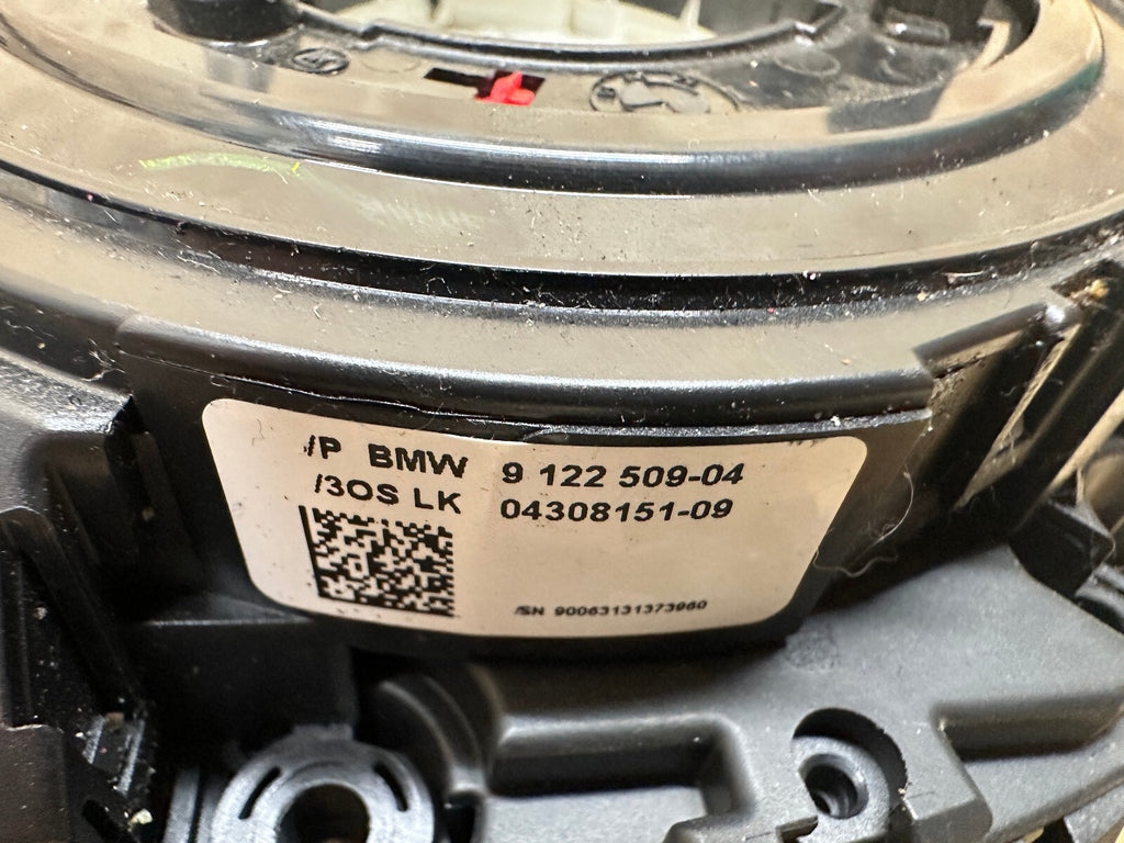 BMW 07-13 1/3 SERIES STEERING COLUMN SWITCH CLUSTER+CLOCK SPRING OEM 9123041
