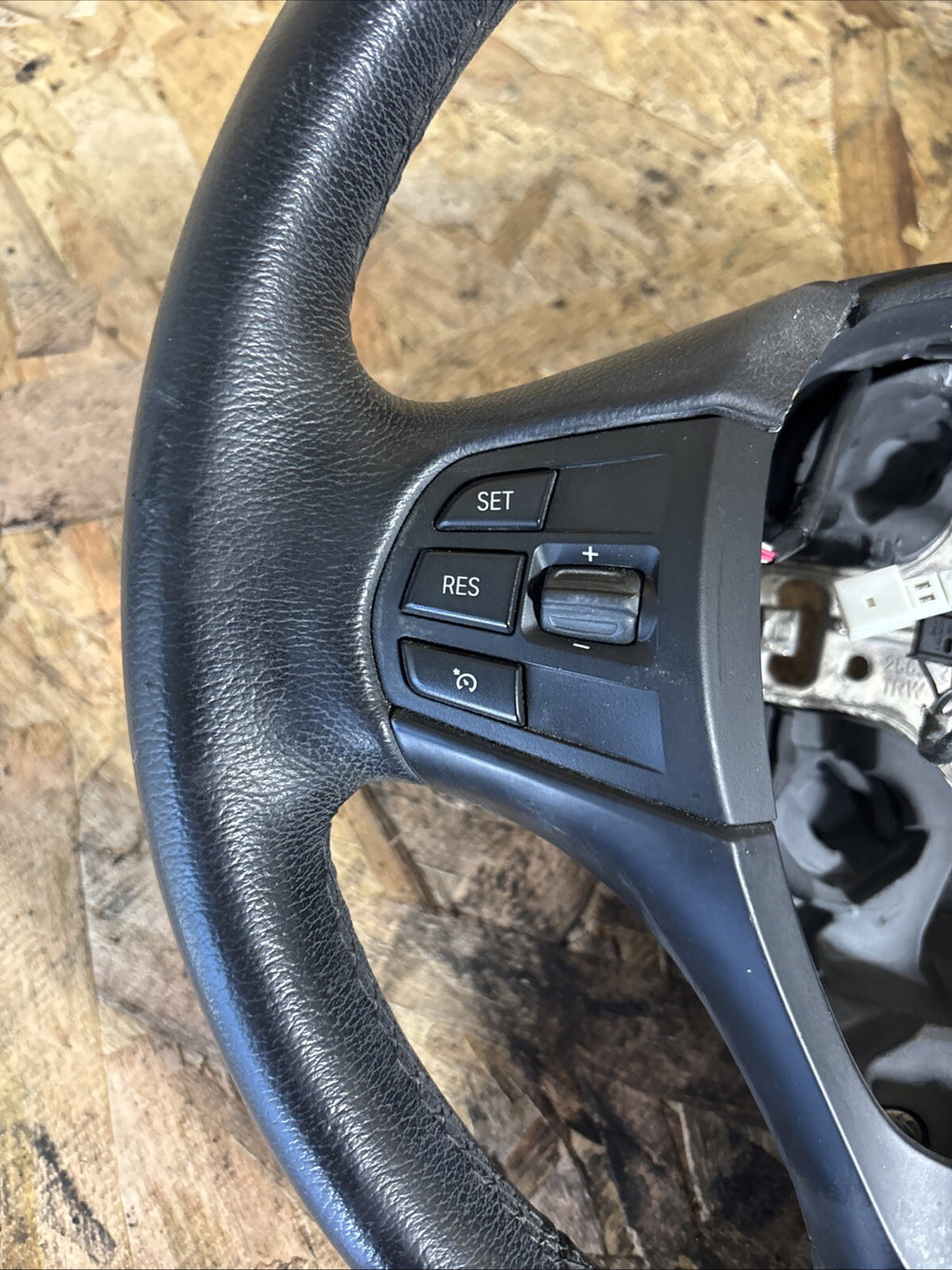 BMW 3 Series F30 F20 Black Leather Multifunction Steering Wheel OEM 62558181D