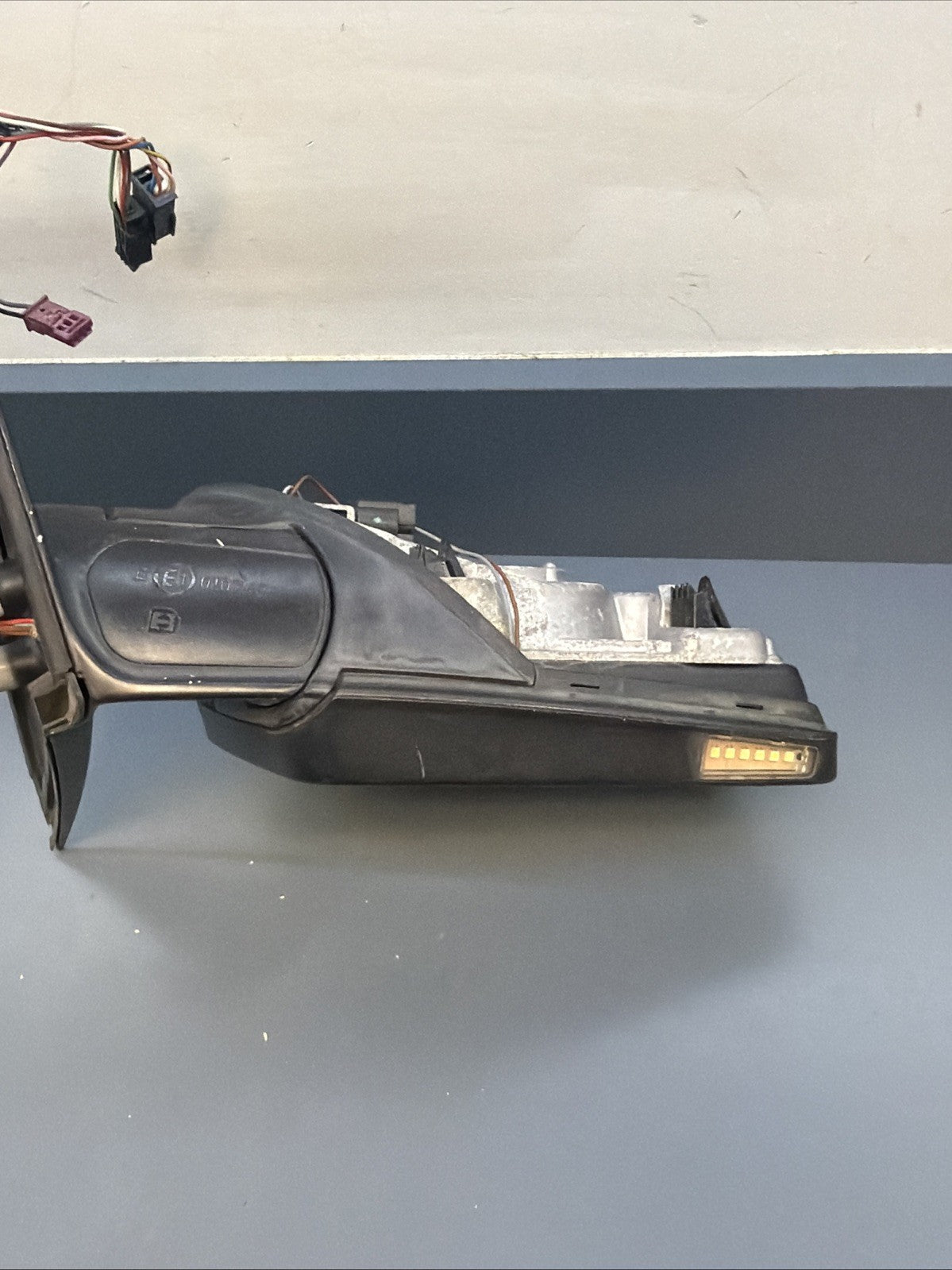 2006-2010 BMW 528I 535I 525I E60 LEFT DRIVER SIDE BLACK POWER DOOR MIRROR OEM