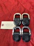 03-17 BMW X3 E83 F25 Rear Trunk Cargo Tie Down Hooks 3400537 Set of Four (4) OEM
