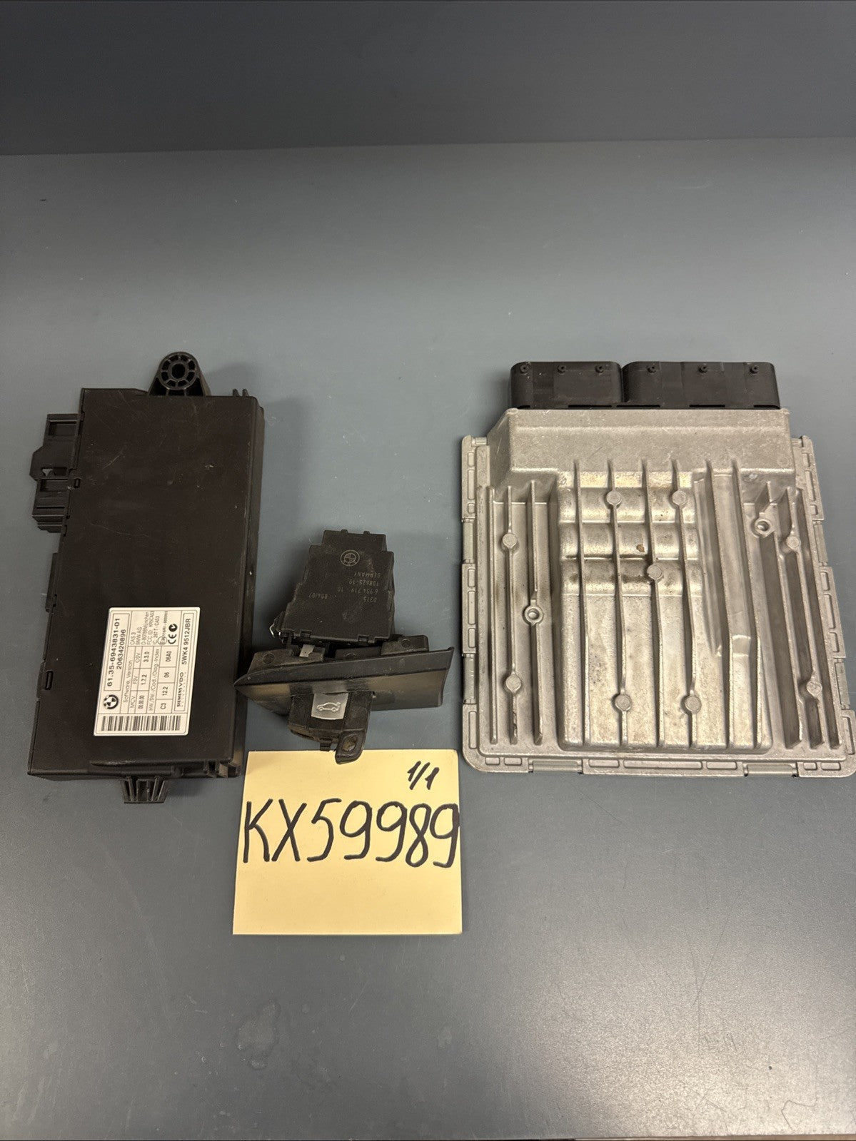 07-13 BMW 328i E90 128i N52 OEM ECU DME CAS KEY SET COMPUTER OEM 7574544 MSV80