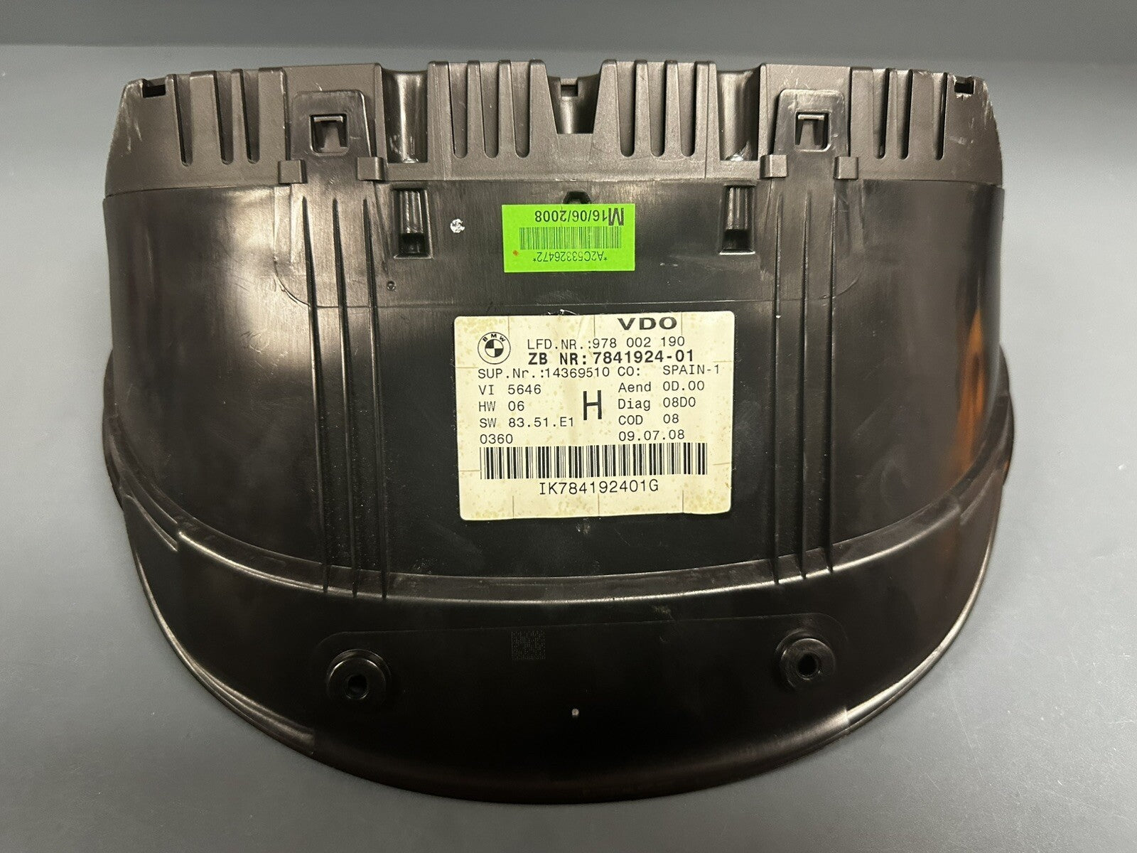 BMW OEM E92 M3 08-11 COUPE  M SPORT FRONT SPEEDOMETER CLUSTER GAUGE 7841924 77K
