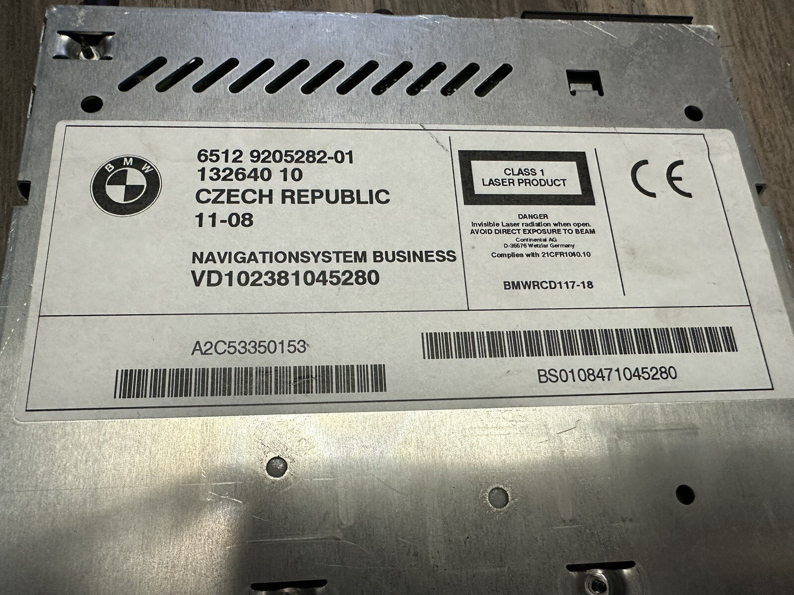 2003-2009 BMW X3 RADIO RECEIVER AM FM CD PLAYER INFO PHONE NAV OEM 9205282