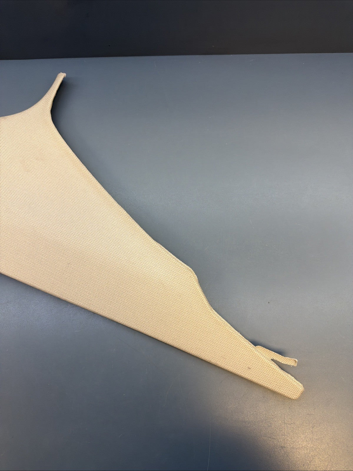 12-18 BMW 320i 328i F30 Rear Left Upper C Pillar Trim Cover Panel Beige 7221003
