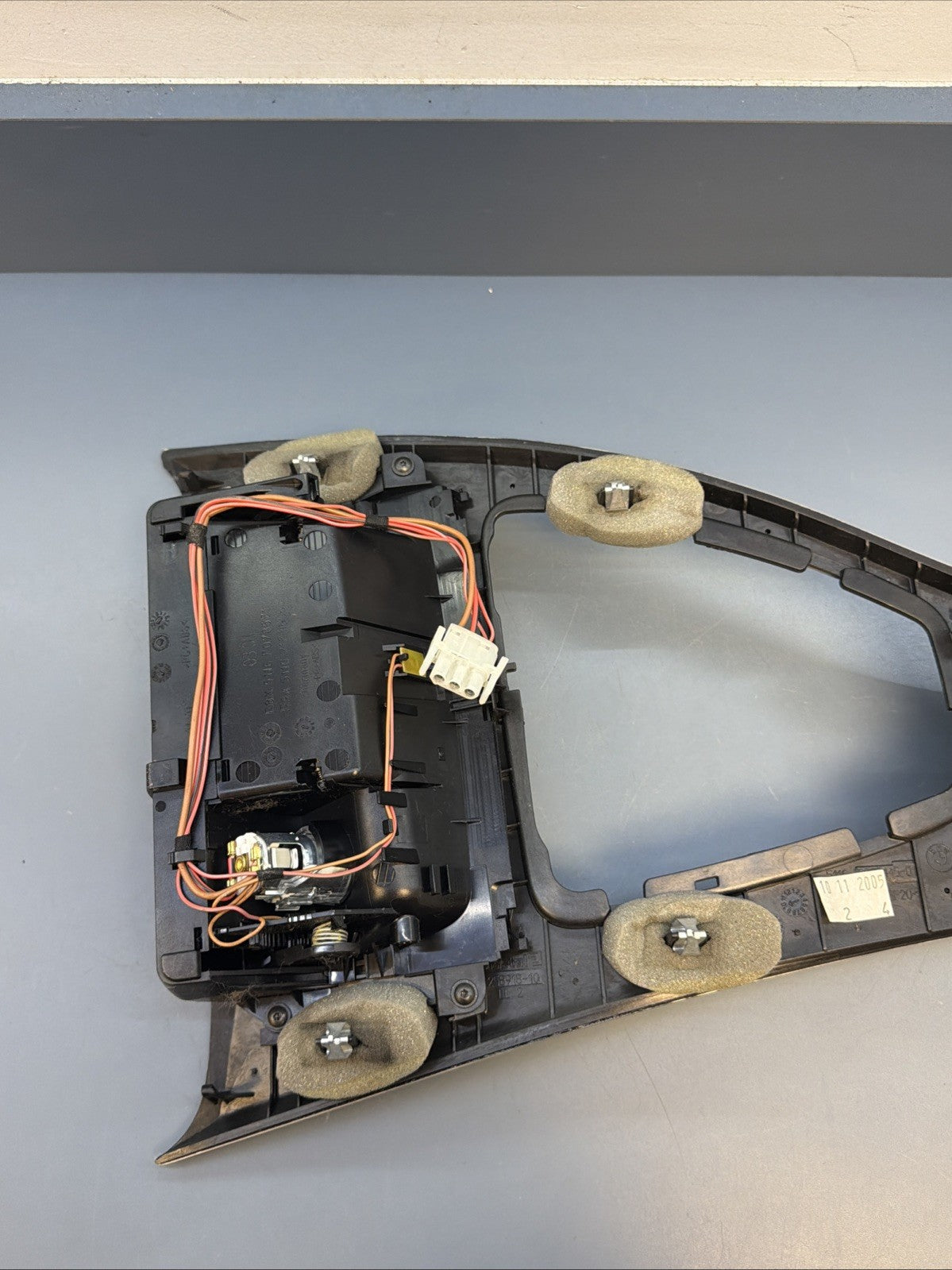 07-13 BMW E90 E92 328i 335i CENTER CONSOLE ALUMINUM TRIM OEM 7078571