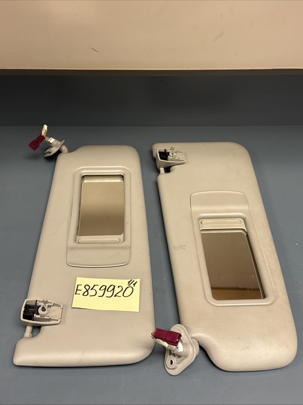 2006-2011 BMW E90 E92 E93 E91 Sun Visor Shade Set Visors Left Right Pair OEM