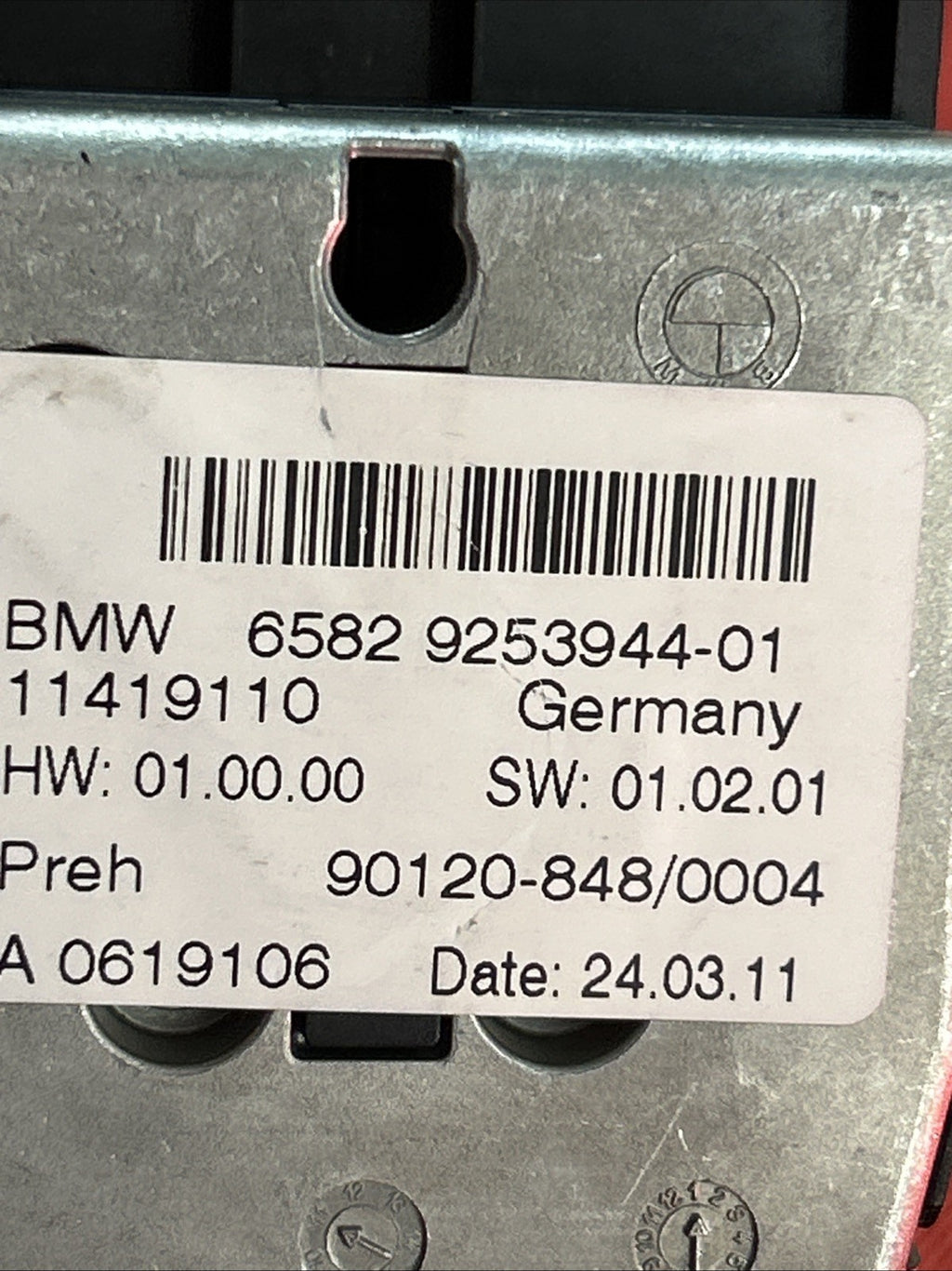 BMW /F01 F10 F20 F30 F25 F48 iDrive CIC Controller 4PIN Switch Joystick 9253944
