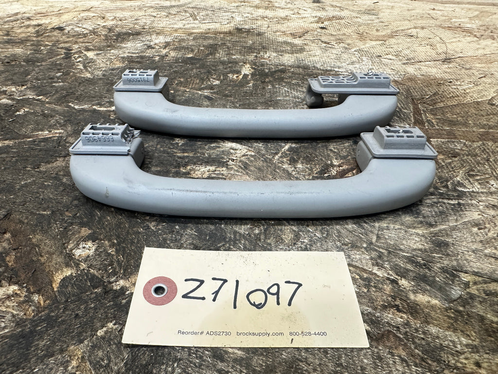 BMW 04-13 E90 3 SERIES INTERIOR GRAB HANDEL SET 4PC GRAY OEM 7033661+7033659