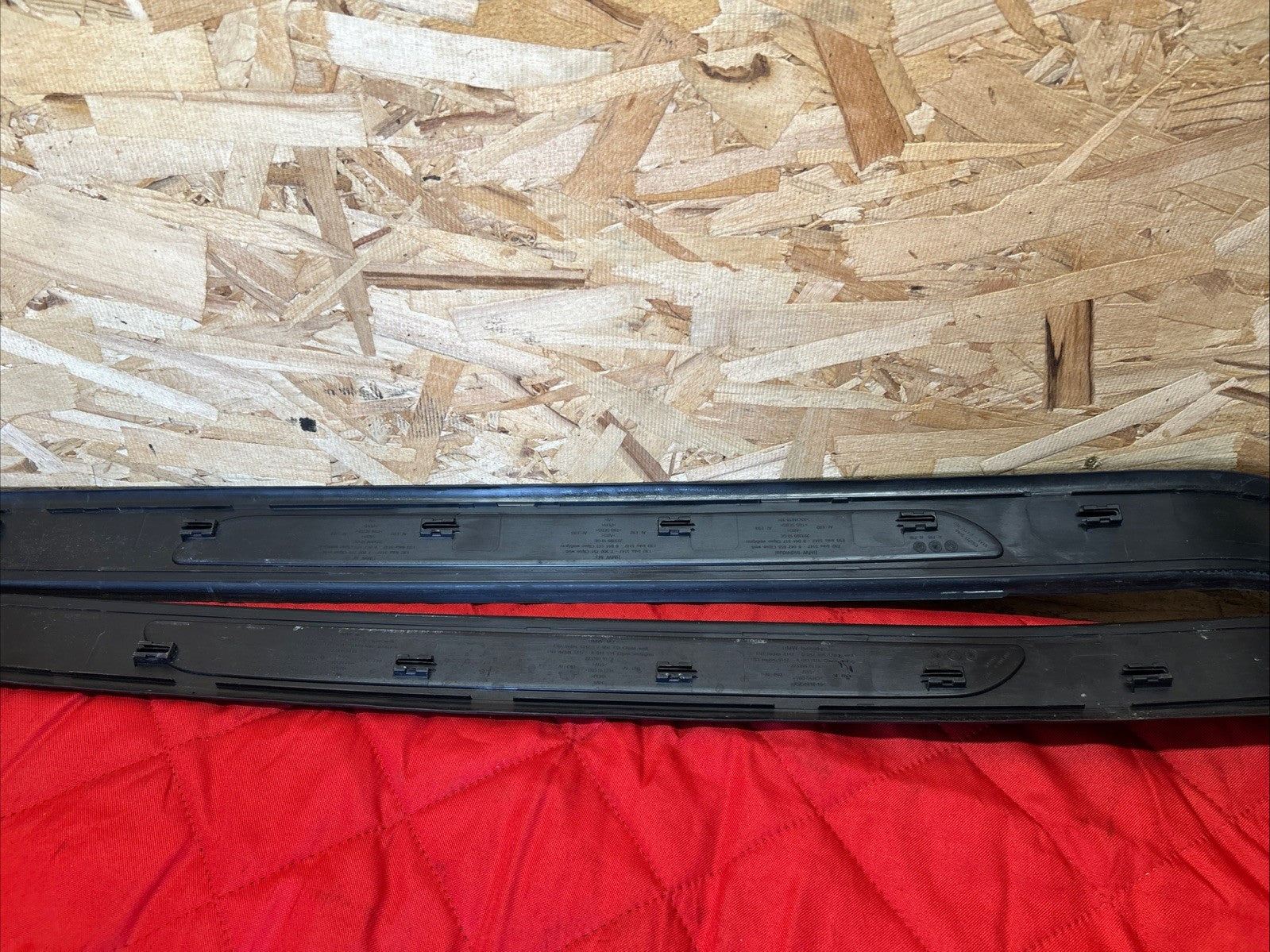 07-13 OEM BMW E92 E93 Door Sills Entrance Molding Trim Left Right 8042855/56