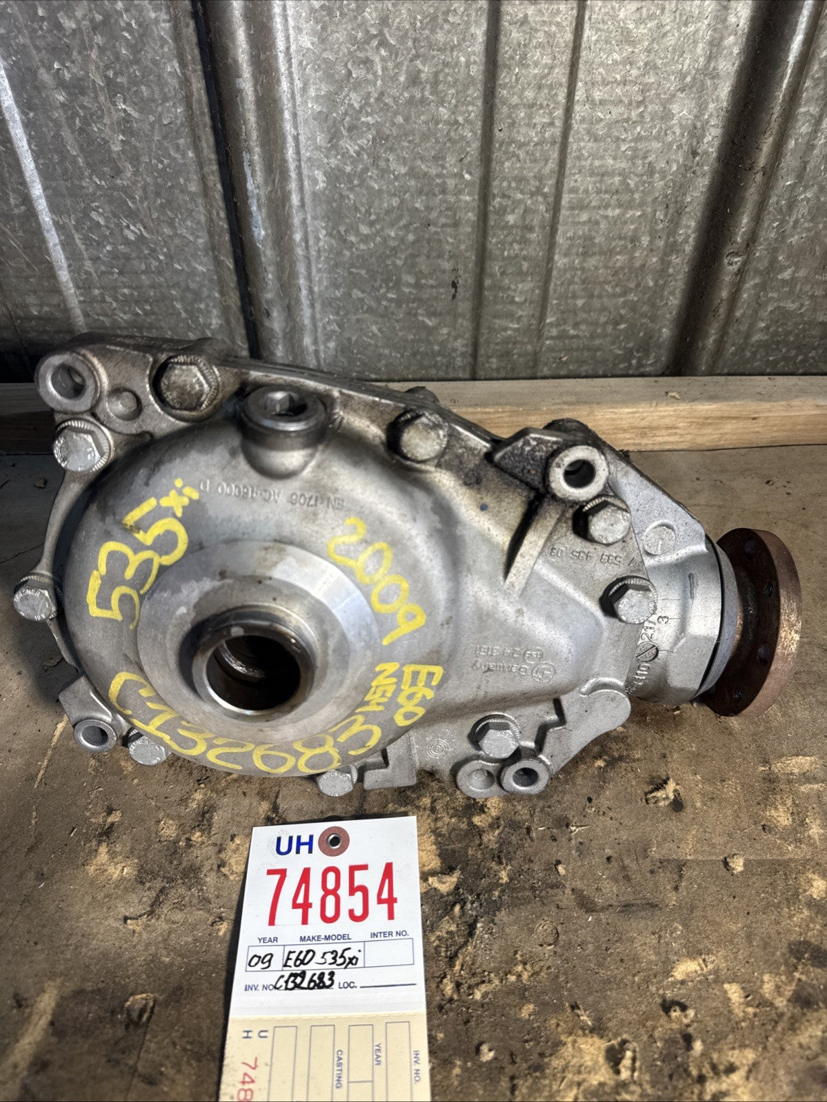 Front Differential Carrier Final Drive 3.46 AWD Diff OEM BMW E60 535Xi 7533435