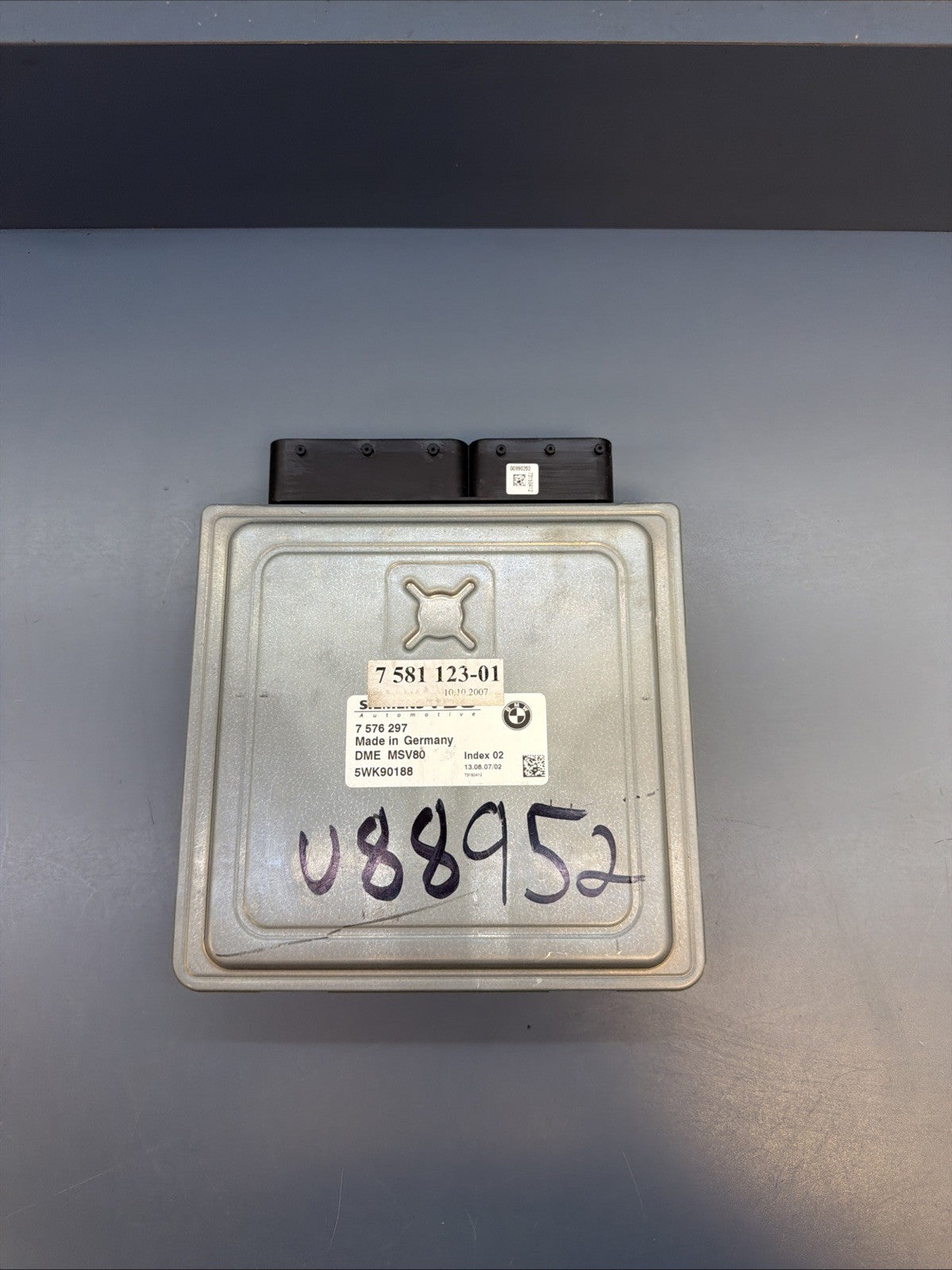 BMW 328I 128I E90 E92 E93 E82 N52 ENGINE ECU SET DME MSV80 CAS3 KEY SET 7576297