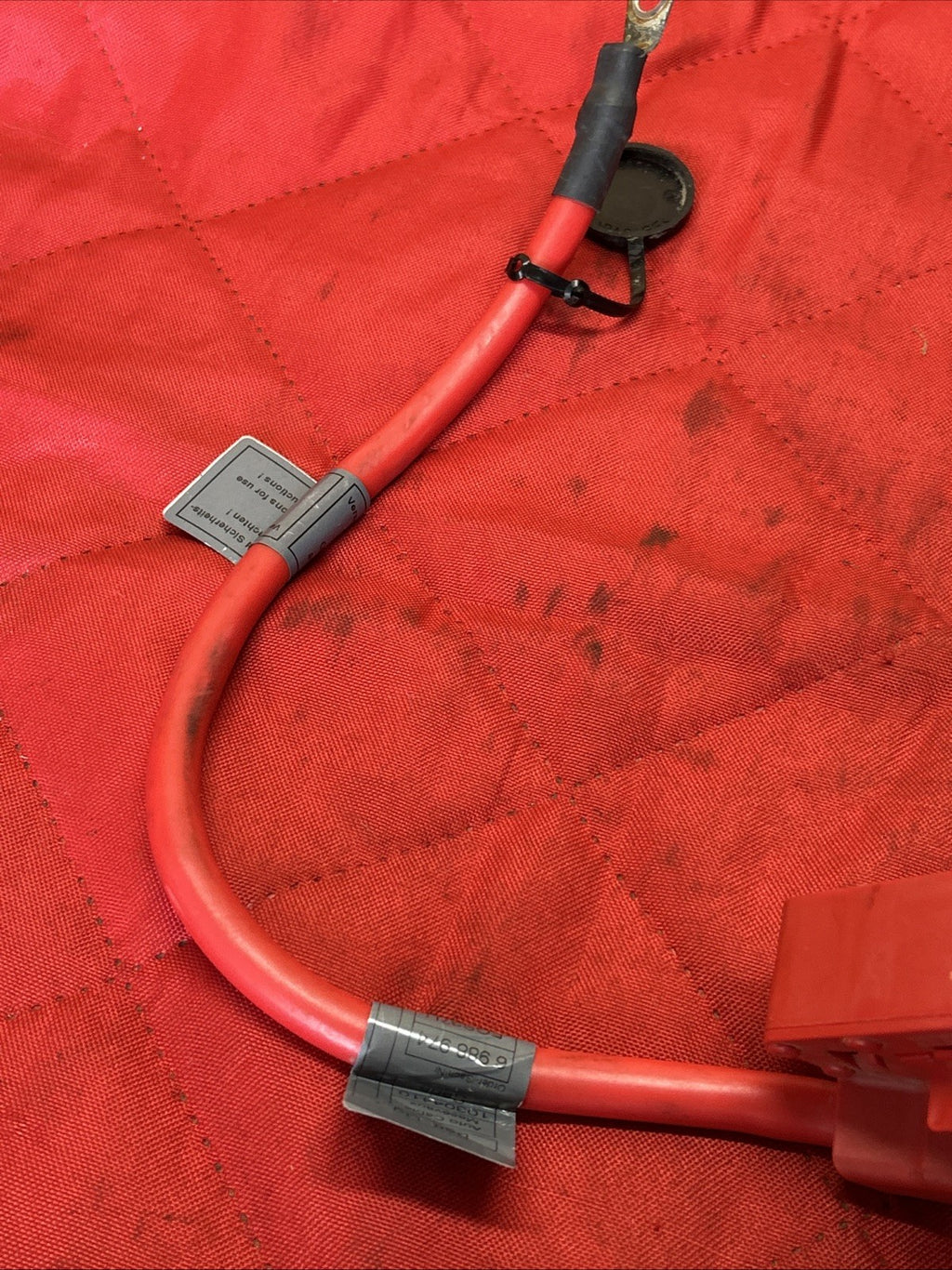 06-13 BMW E82 E90 E92 Battery Plus Pole Terminal Positive Cable 6988974 Oem