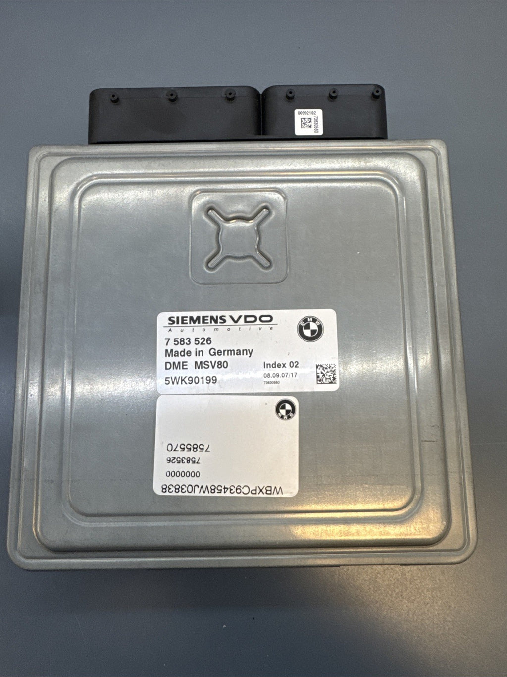 08-11 BMW X3 E83 2.5si 3.0si N52N DME Module  Key Set MSV80.1 ECU EWS4.4 7583526