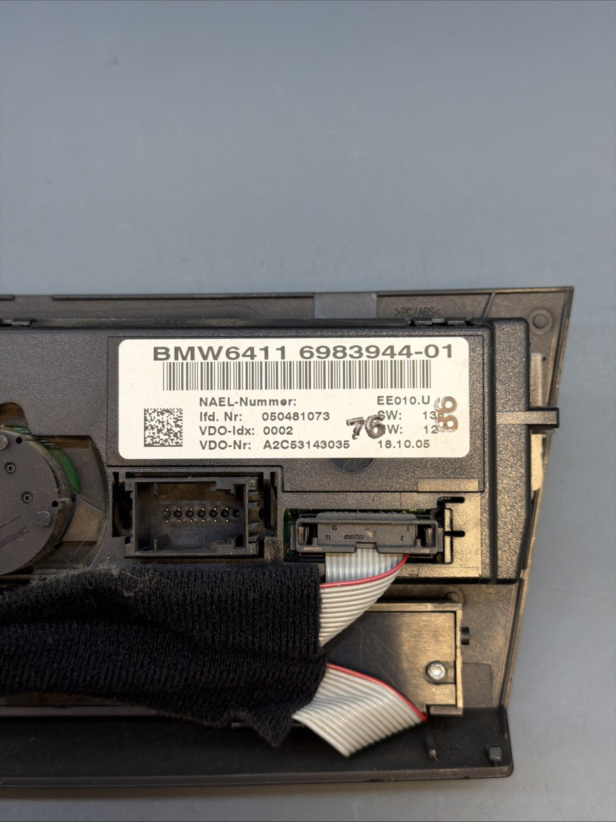 06-11 BMW E90 E91 3-SERIES CLIMATE CONTROL A/C HEATER CONTROL UNIT OEM 6983944