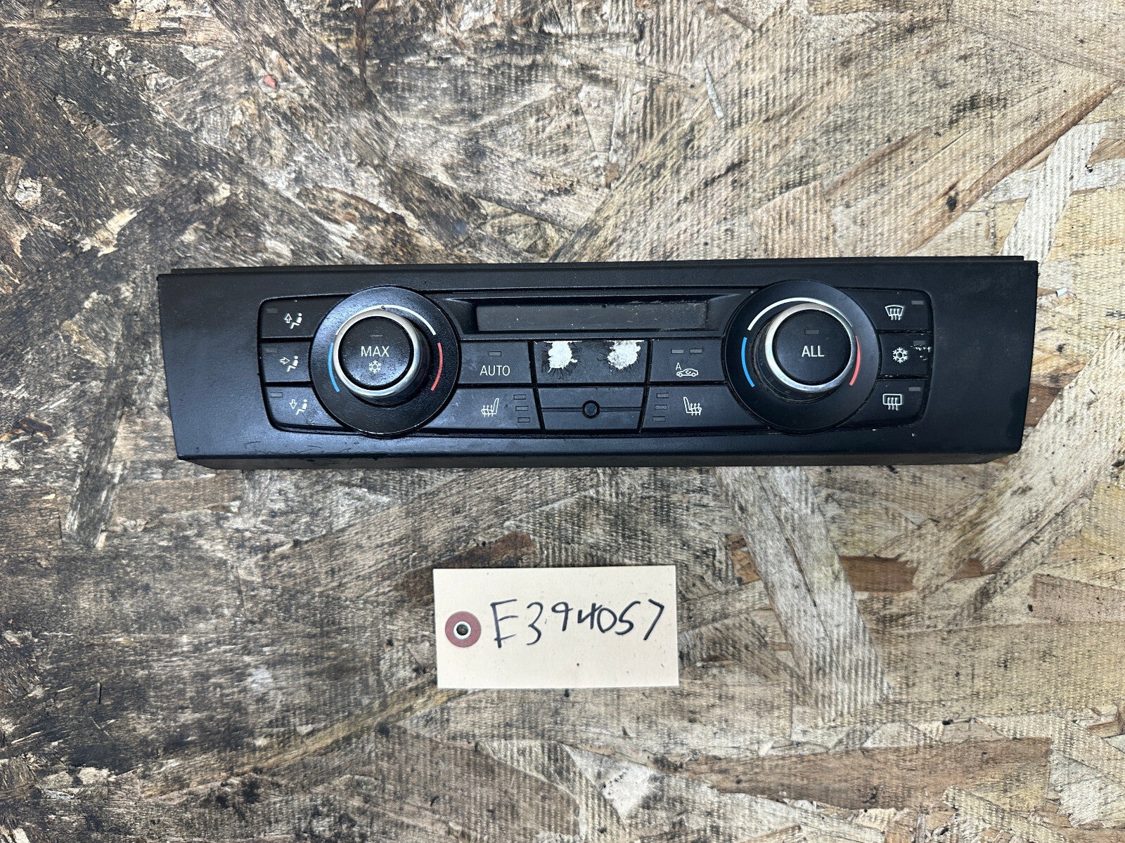 BMW 5-13 E92 E93 3 SERIES AUTOMATIC DIGITAL AC HEATER CONTROL PANEL OEM 9221854