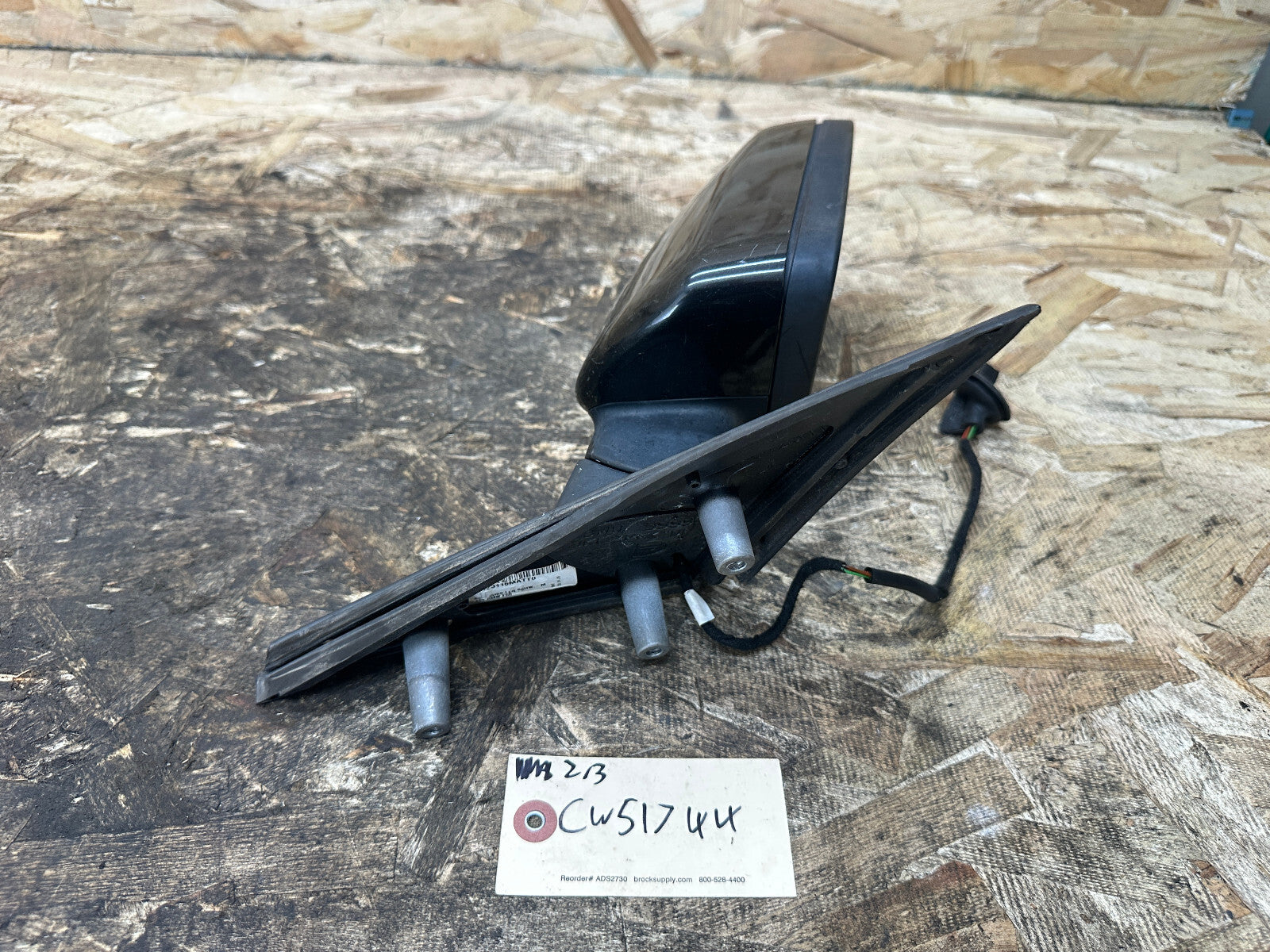 BMW 2006-2010 E60/E61 LCI RIGHT PASSANGER SIDE MIRROR BLACK OEM 7043437/7038344