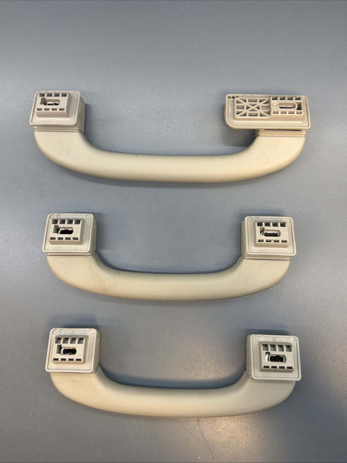 2011 - 2013 BMW X5 E70 Front / Rear Side Upper Roof Grab Handle Set of 3 OEM