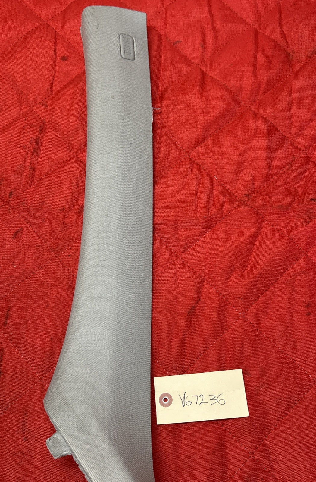 07-11 BMW 335xi 328xi E90 E91 Sedan Front Left A Pillar Cover Trim Gray 7058331