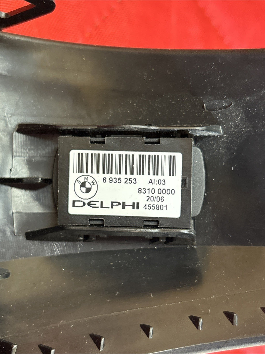 BMW E90 Front Driver Left Seat Control Switches W/ Trim Mouldings OEM 6936979