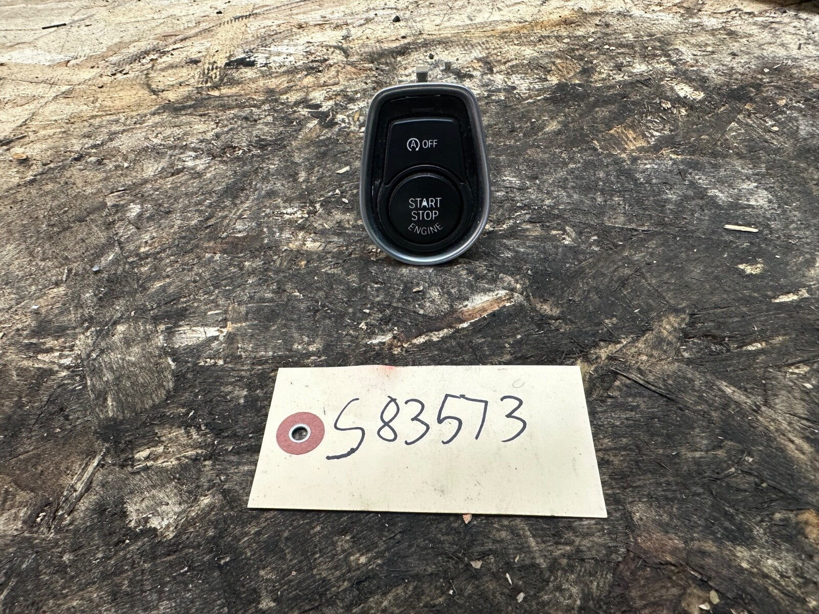 BMW F30 12-19 3/4 SERIES IGNITION START/STOP PUSH BUTTON SWITCH OEM BMW 9250734