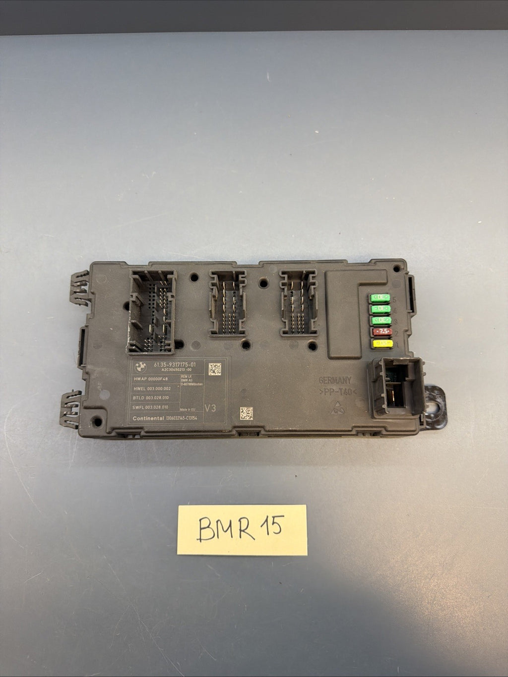 2012-2015 BMW 3-SERIES REAR BODY CONTROL OEM 9317175