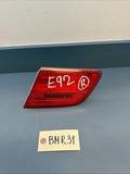 2011-2013 BMW 328i 335i M3 E92 Coupe Right Tail Light LCI 7252780 OEM