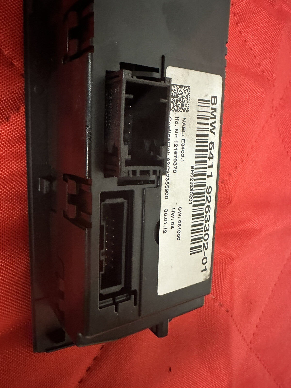 10-12 BMW 1 SERIES A/C HEATER CLIMATE CONTROL OEM 9263302