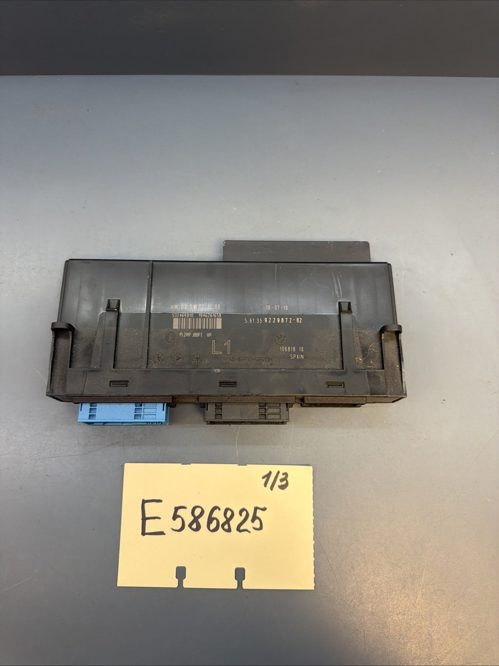 2010-2013 BMW E92 M3 BCM BODY CONTROL MODULE UNIT 9229872