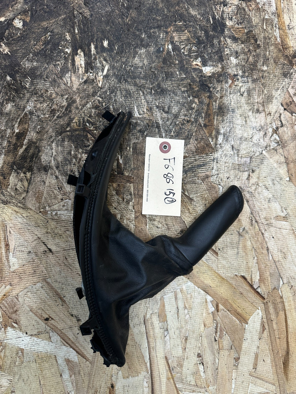BMW 2012-2019 F30 PARKING BRAKE LEATHER BOOT COVER BLACK OEM 7846807