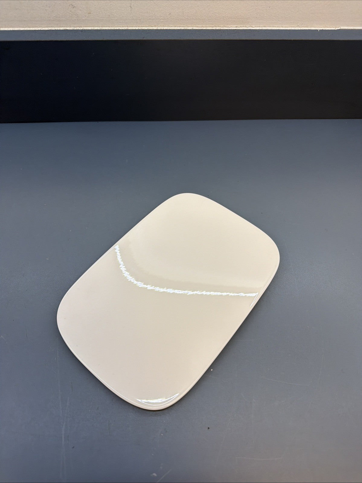 08-13 OEM BMW E82 E88 Rear Fuel Gas Tank Flap Filler Lid Cover Cap WHITE
