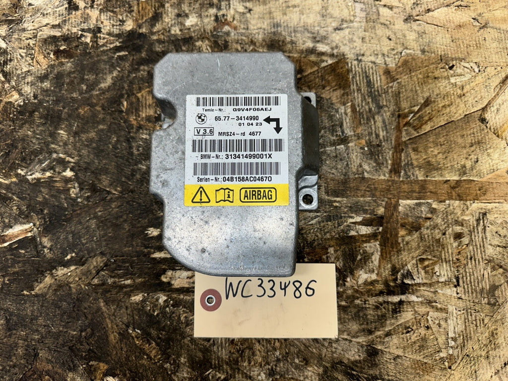 BMW 2003-2006 E83 X3 CENTER SRS CONTROL MODULE OEM 3414990